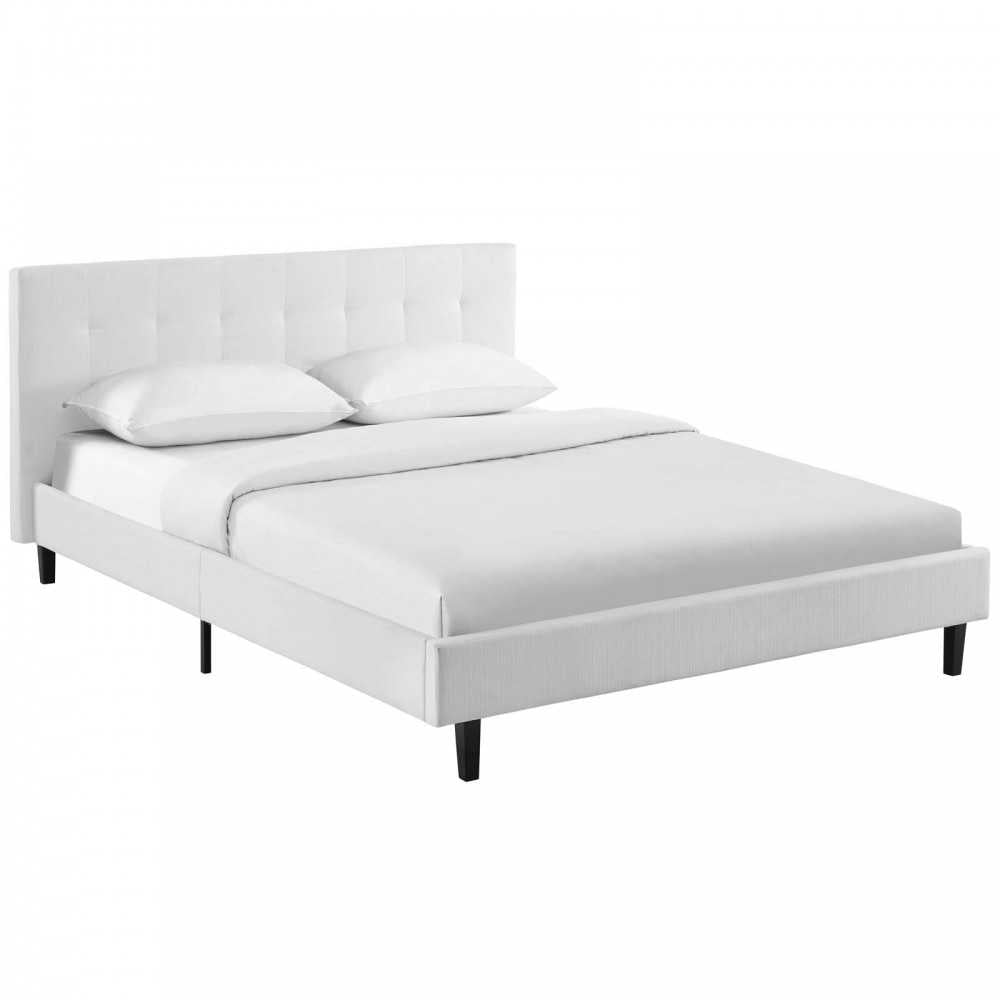 Linnea Full Bed, White