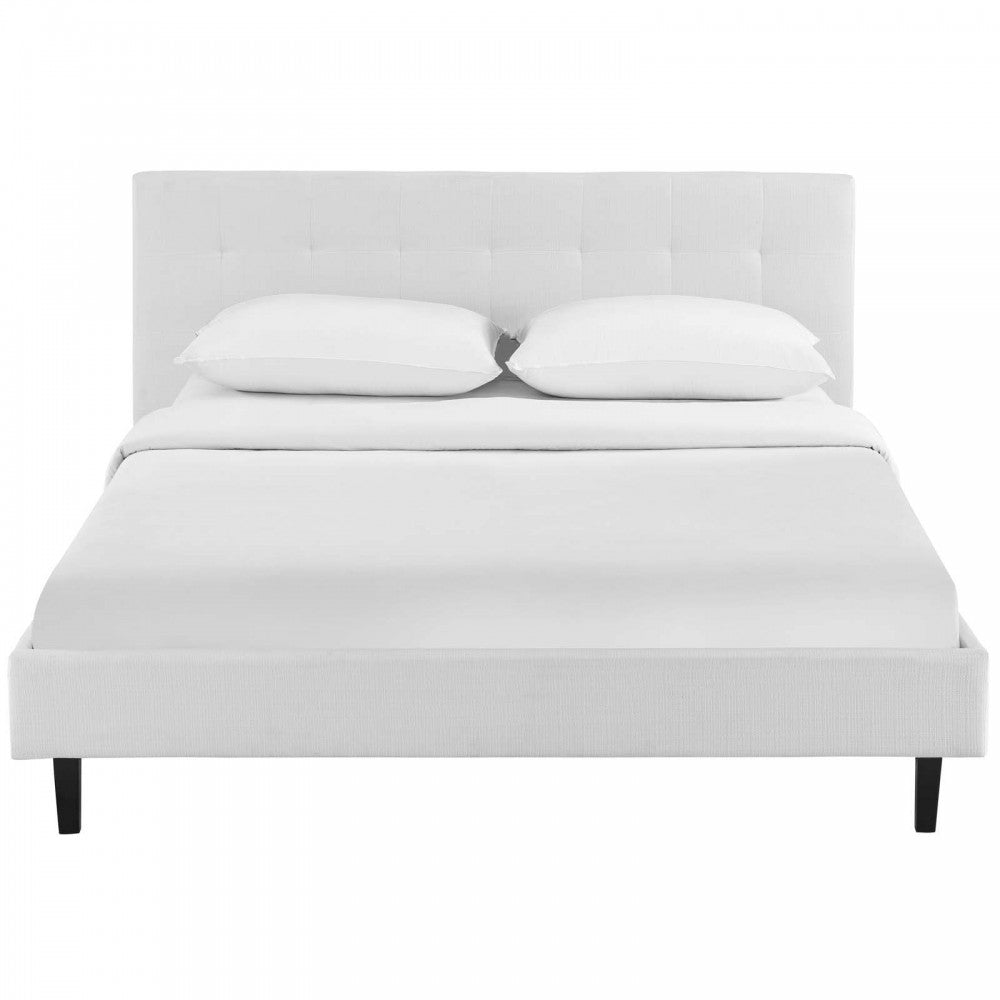 Linnea Full Bed, White