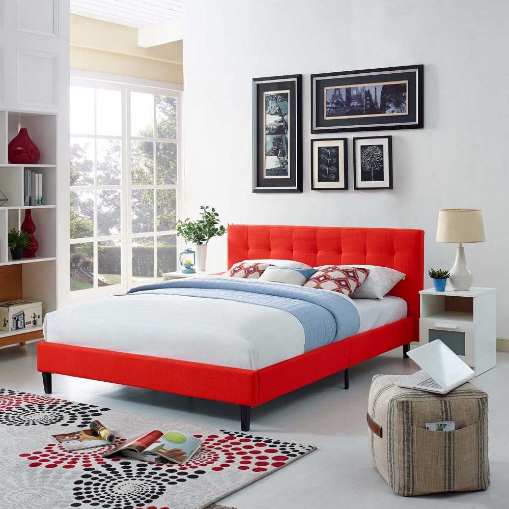 Linnea Full Bed, Atomic Red