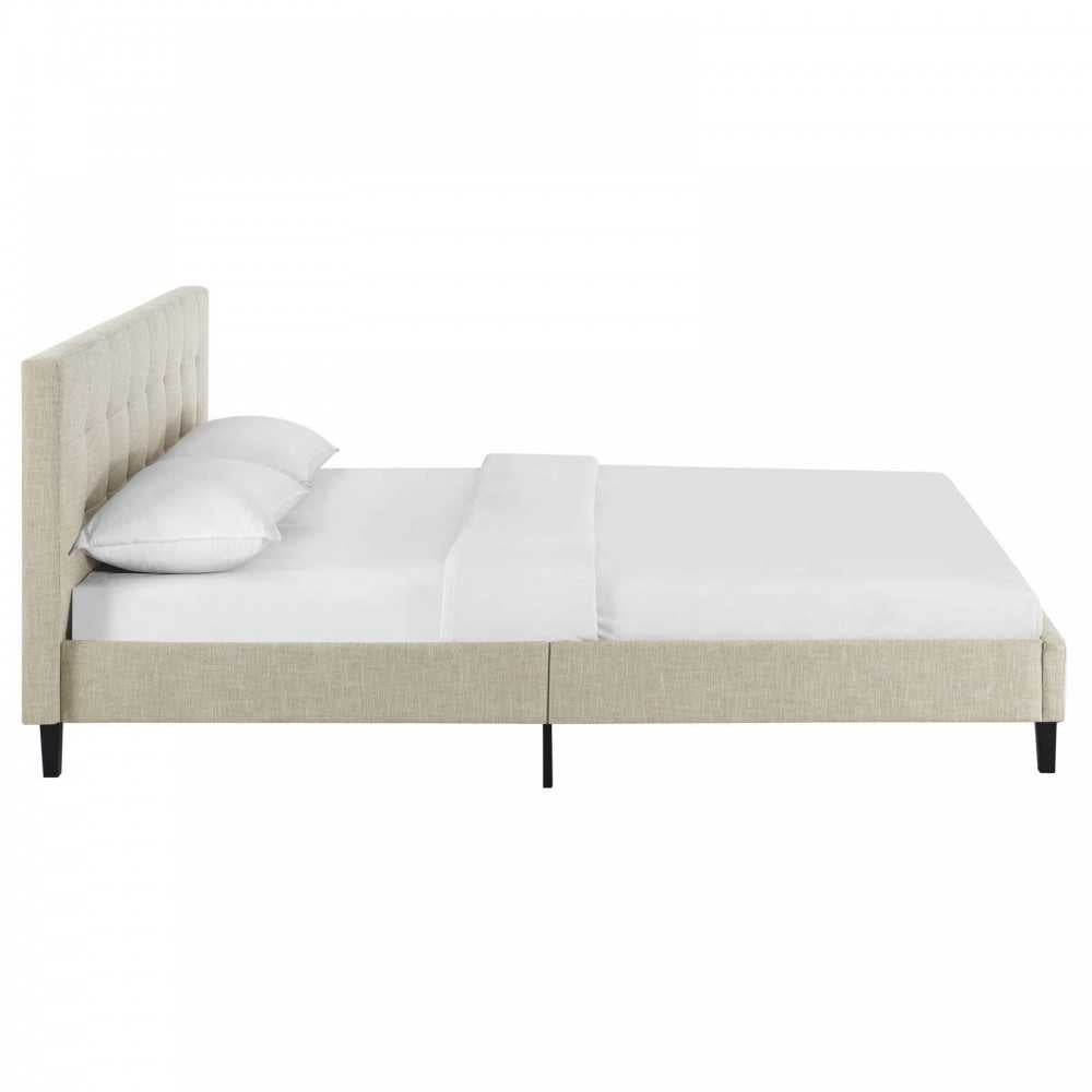 Linnea Full Bed, Beige