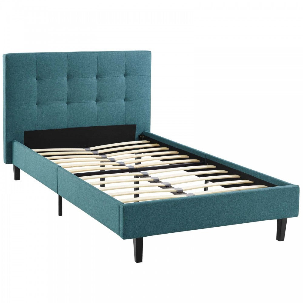 Linnea Twin Bed, Teal