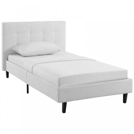 Linnea Twin Bed, White