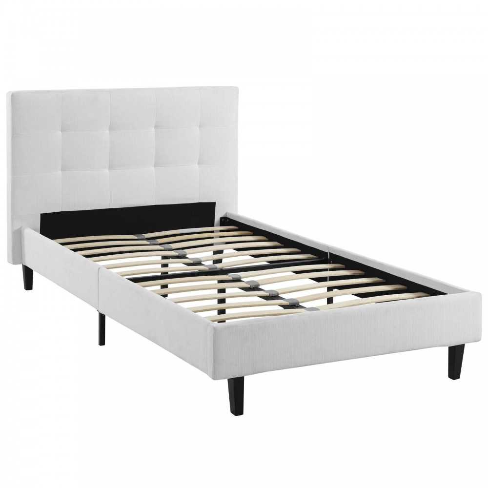 Linnea Twin Bed, White