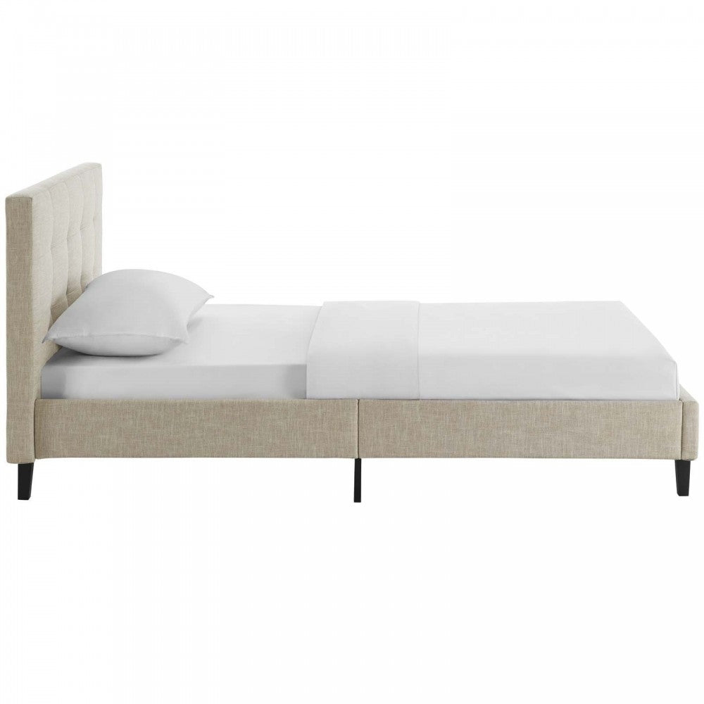 Linnea Twin Bed, Beige