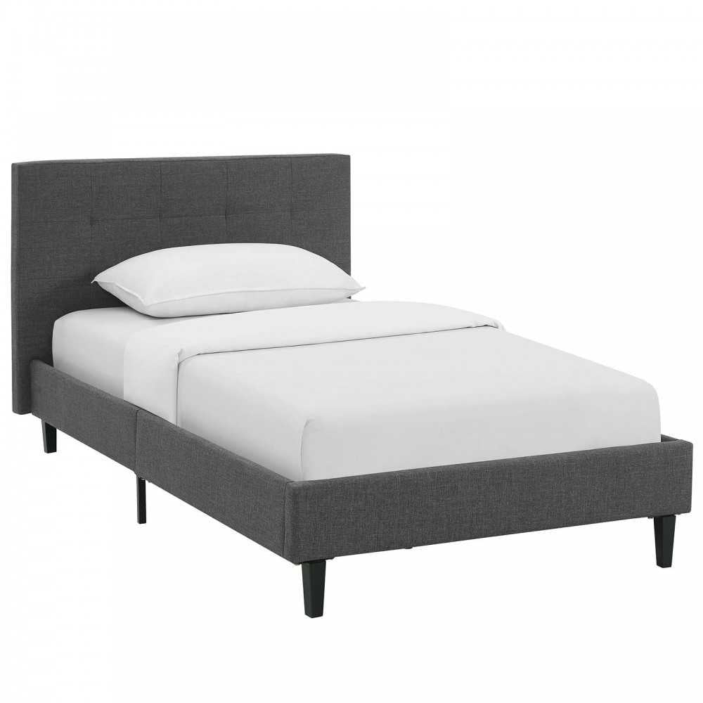 Linnea Twin Bed, Gray