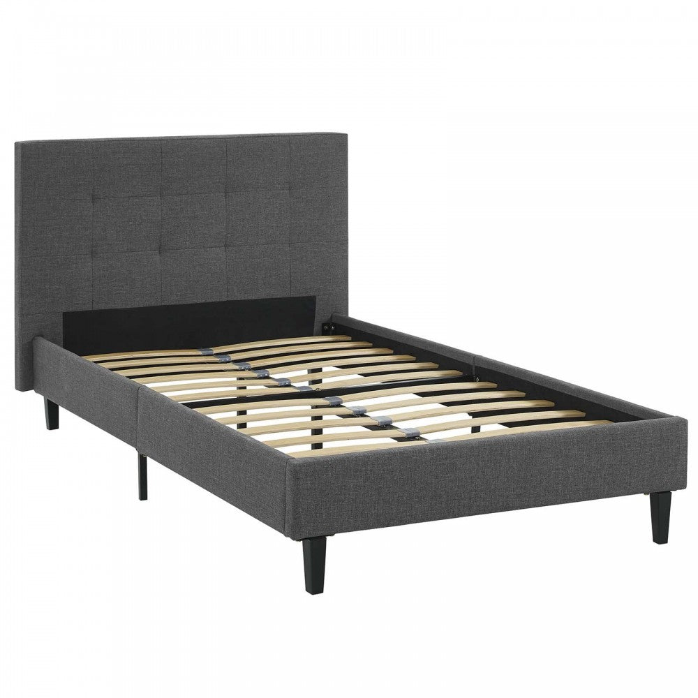 Linnea Twin Bed, Gray