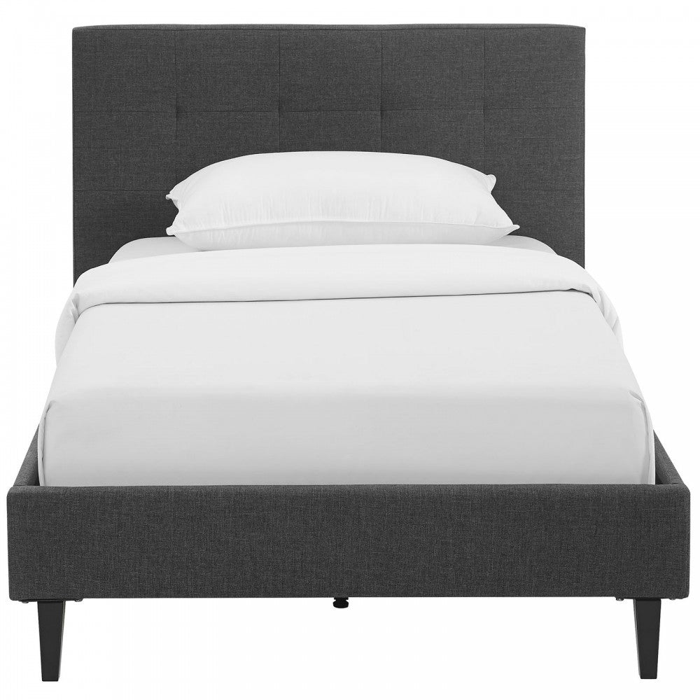 Linnea Twin Bed, Gray