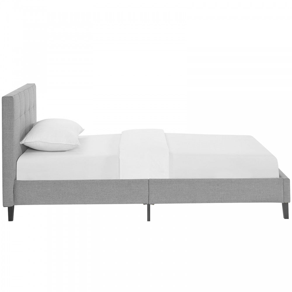 Linnea Twin Bed, Light Gray