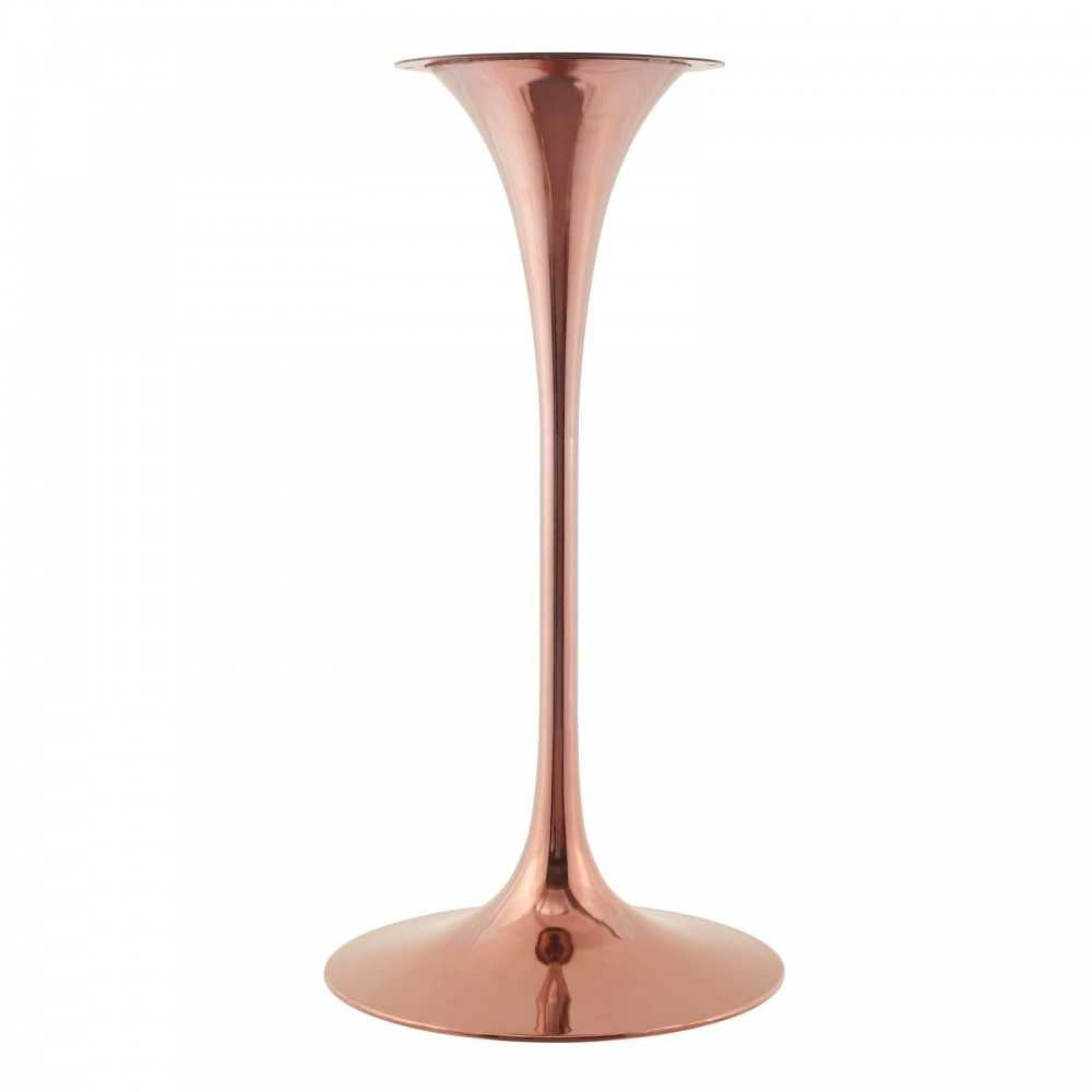 Lippa 28" Wood Bar Table, Rose Cherry Walnut