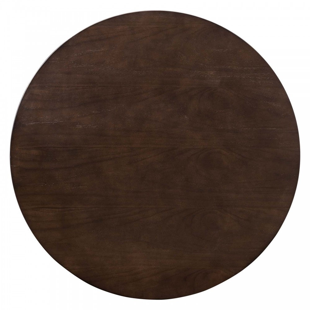 Lippa 36" Wood Dining Table, Gold Cherry Walnut