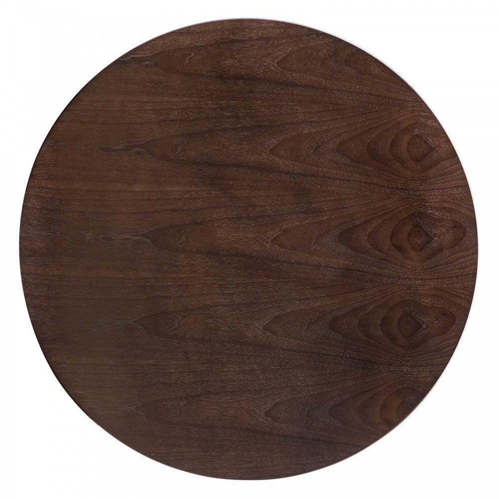 Lippa 40" Wood Dining Table, Black Cherry Walnut