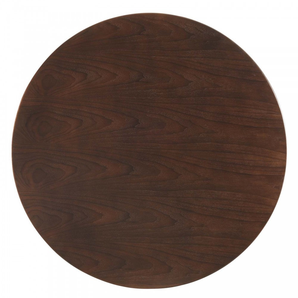 Lippa 47" Wood Dining Table, Gold Cherry Walnut