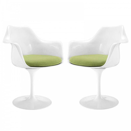 Lippa Dining Armchair Set of 2, Green