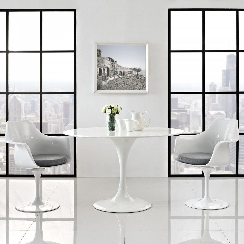 Lippa Dining Armchair Set of 2, Gray