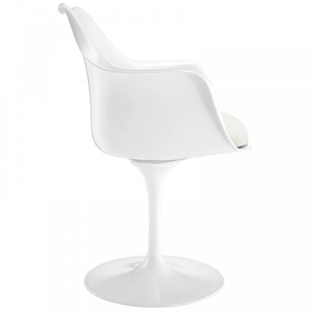 Lippa Dining Armchair Set of 2, White