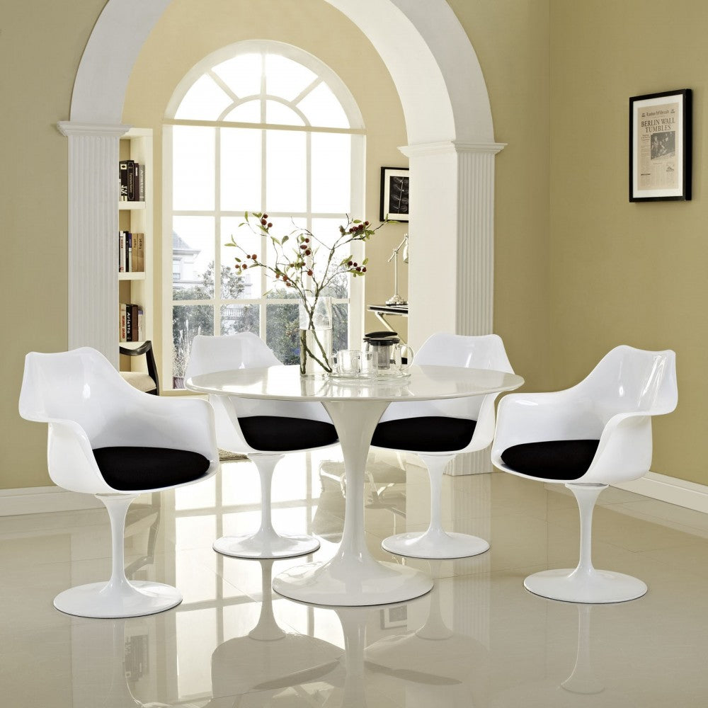 Lippa Dining Armchair Set of 4, Black
