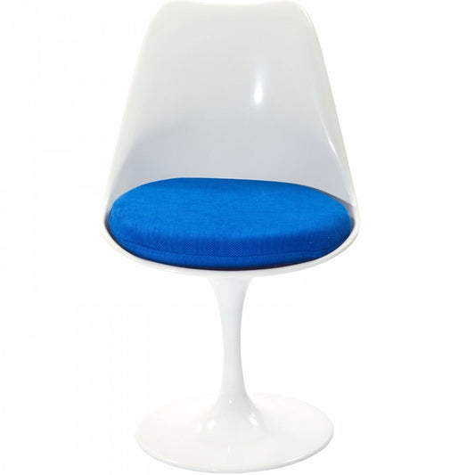 Lippa Dining Fabric Side Chair, Blue