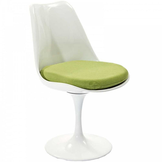 Lippa Dining Fabric Side Chair, Green