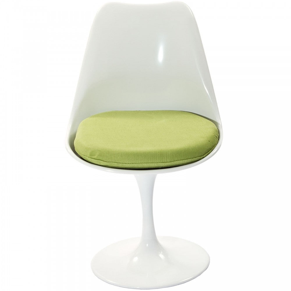 Lippa Dining Fabric Side Chair, Green