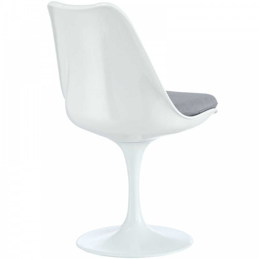 Lippa Dining Fabric Side Chair, Gray