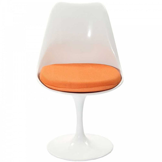 Lippa Dining Fabric Side Chair, Orange