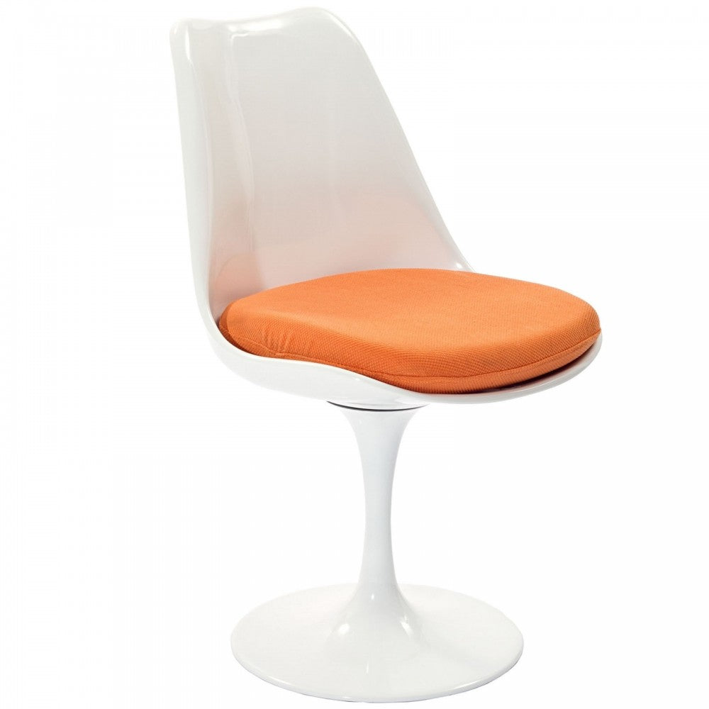 Lippa Dining Fabric Side Chair, Orange