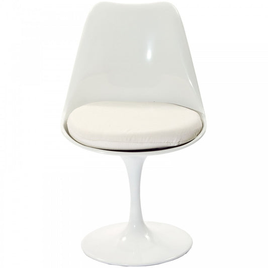 Lippa Dining Fabric Side Chair, White