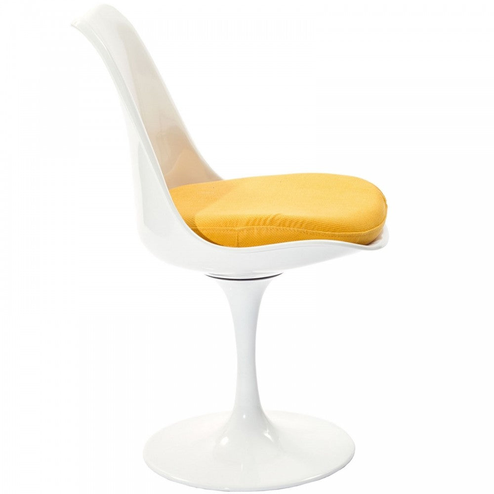Lippa Dining Fabric Side Chair, Yellow
