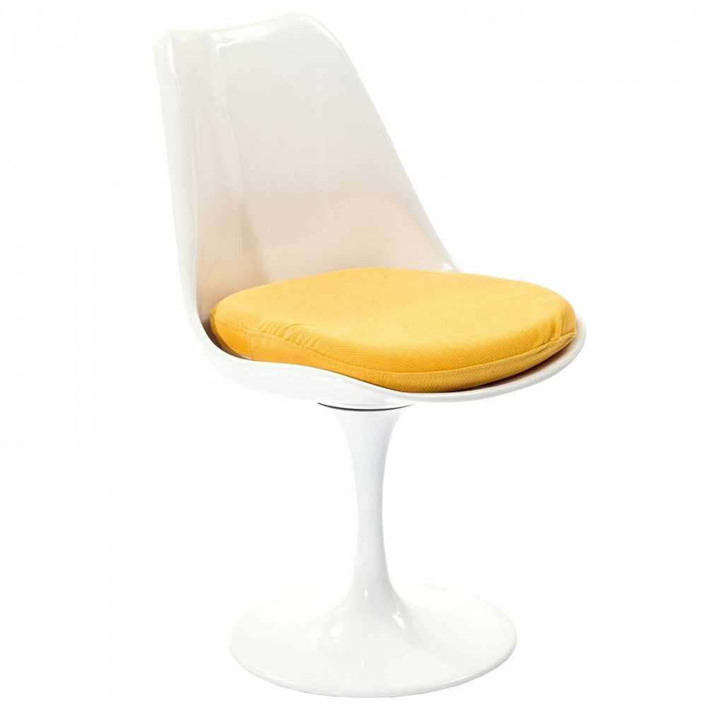 Lippa Dining Fabric Side Chair, Yellow