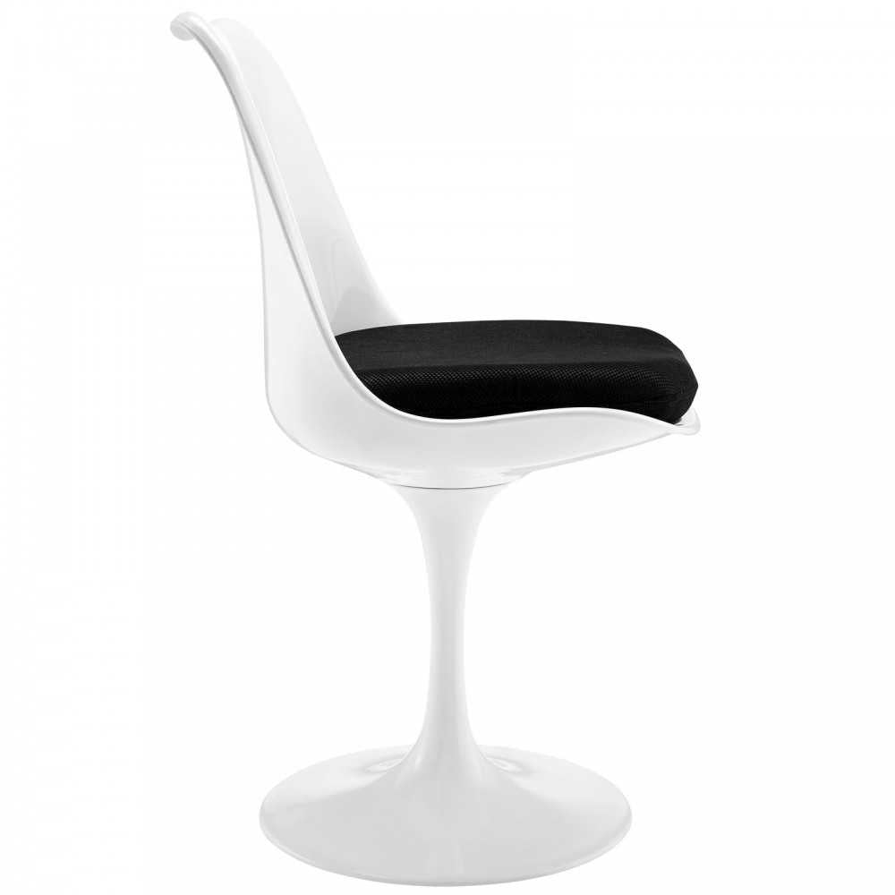 Lippa Dining Fabric Side Chair, Black