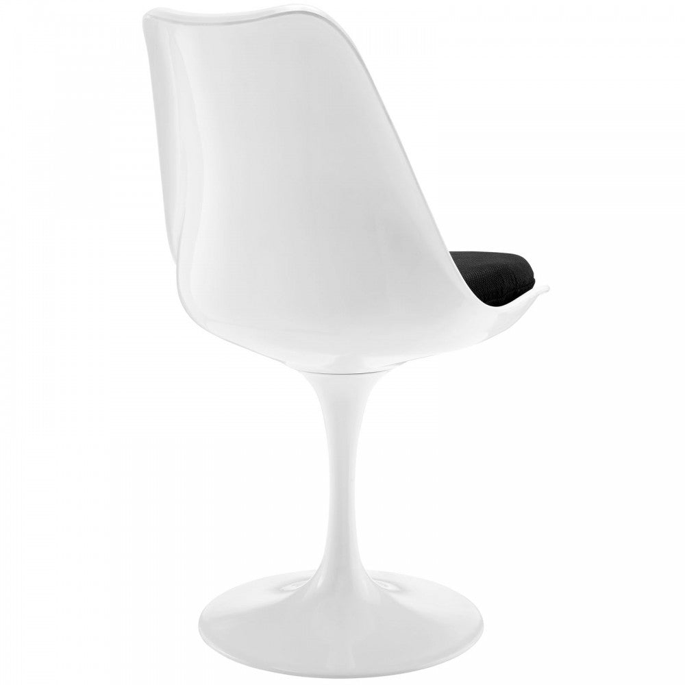 Lippa Dining Fabric Side Chair, Black