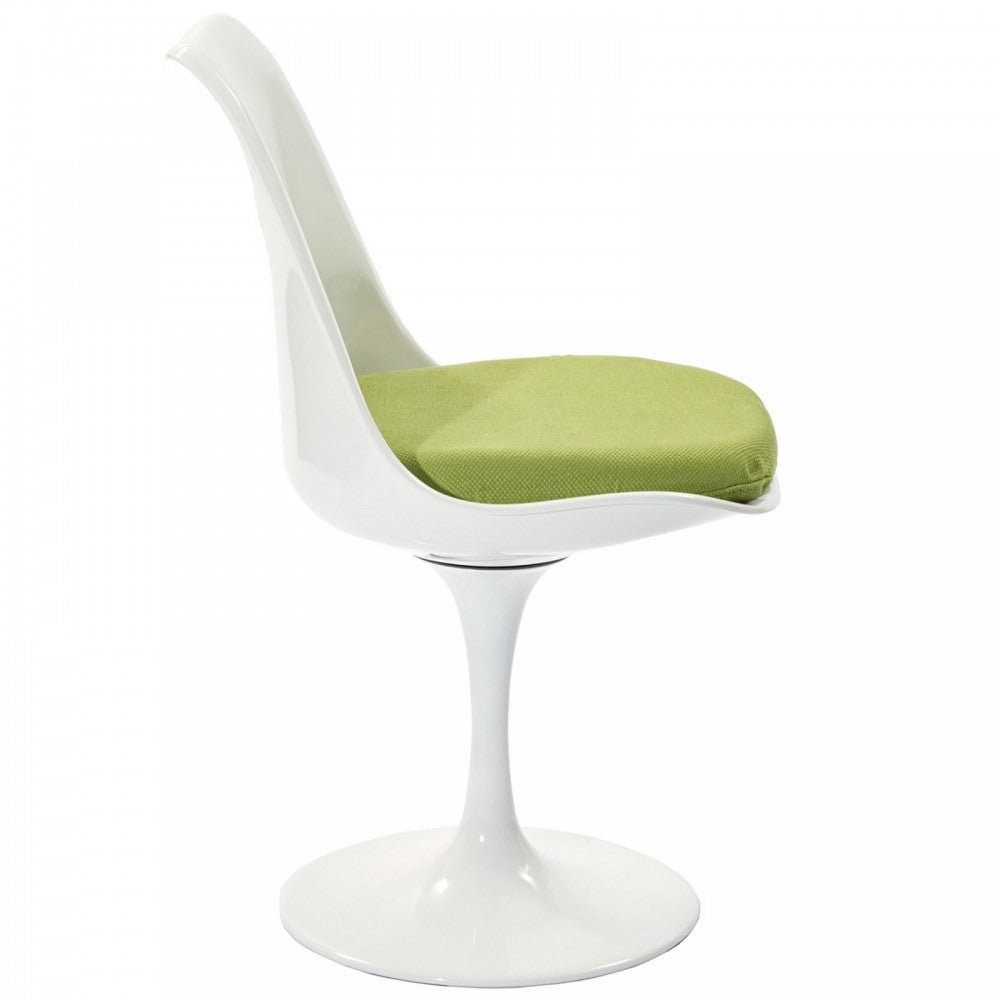 Lippa Dining Side Chair Fabric Set of 4, Green