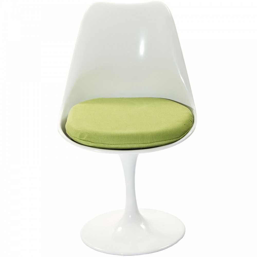 Lippa Dining Side Chair Fabric Set of 4, Green
