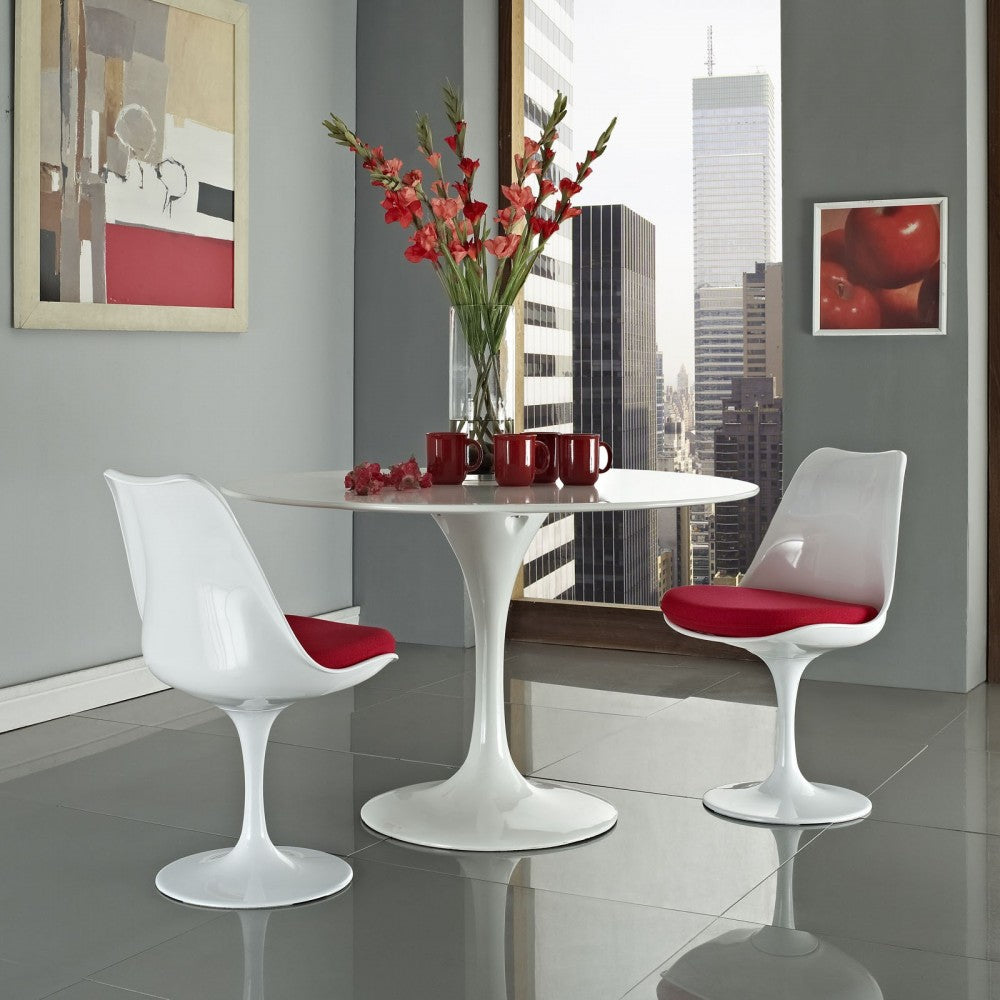 Lippa Dining Side Chair Set of 2, Red