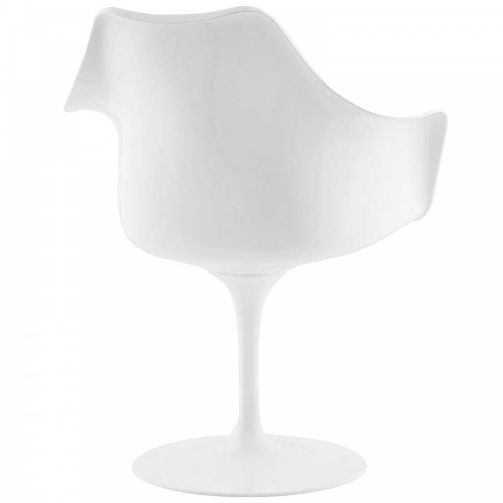 Lippa Dining Vinyl Armchair, Black