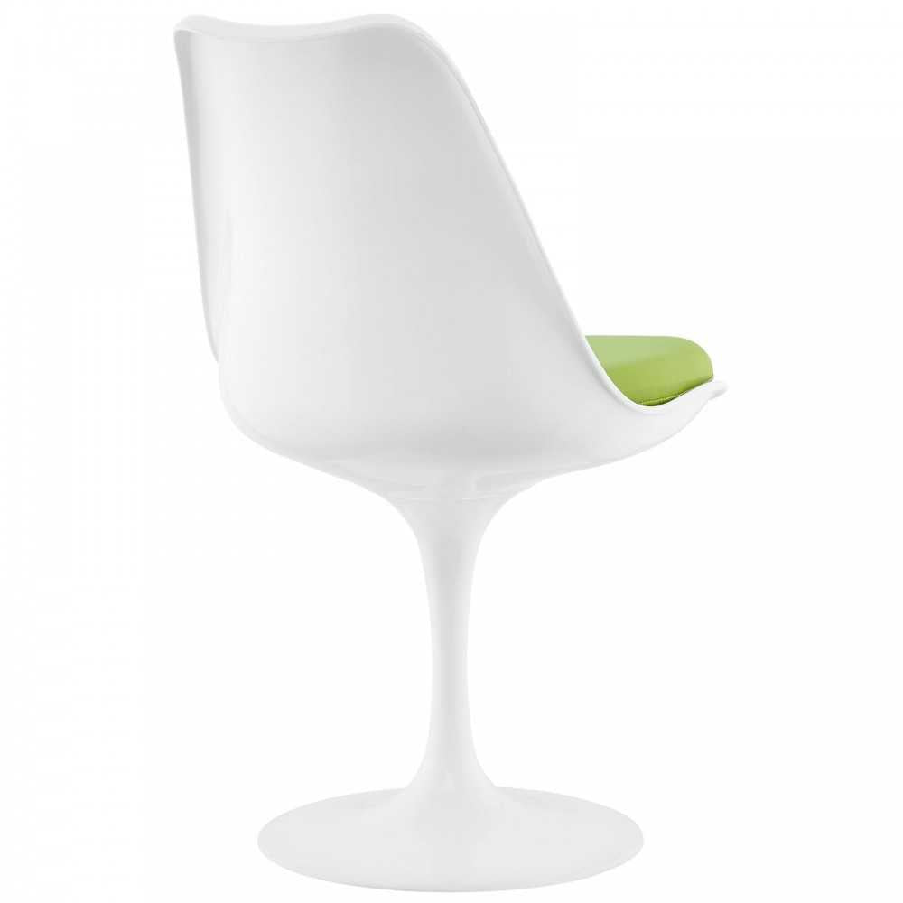 Lippa Dining Vinyl Side Chair, Green