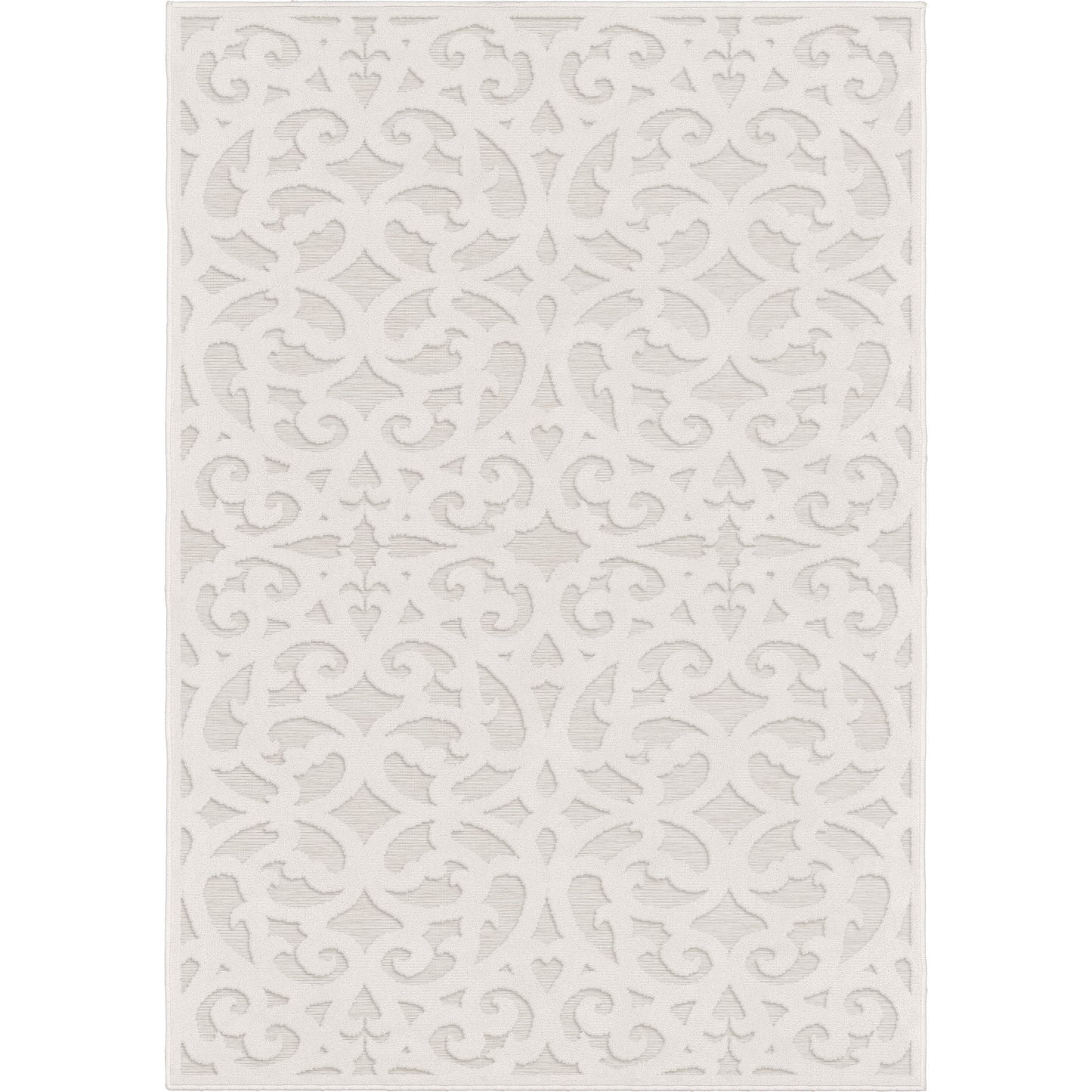 Orian Boucle' SEABORN NATURAL 93"X130"