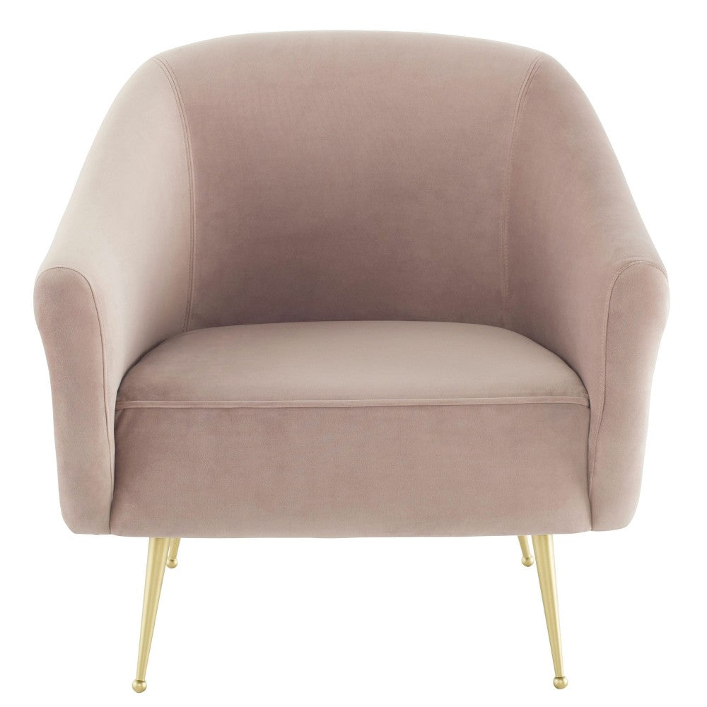Lucie Blush Fabric Occasional Chair