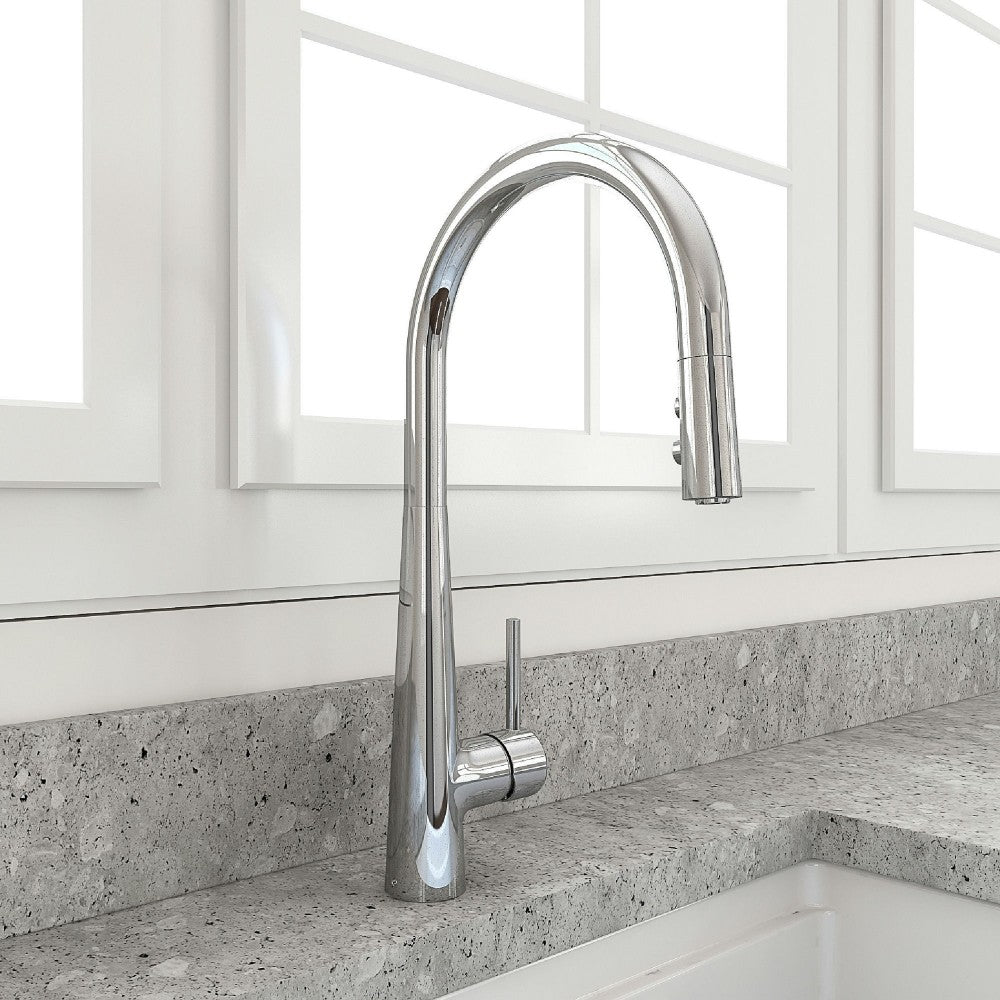 Lugano 2.0 Pull-Down Kitchen Faucet in Chrome
