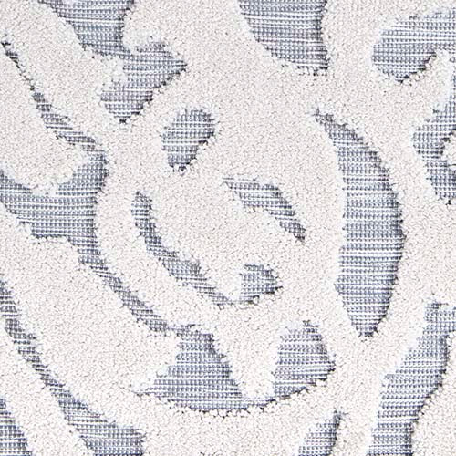 My Texas House by Orian Blur Damask Natural Blue 93"X130"