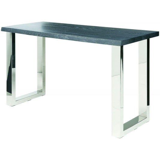 Lyon Oxidized Gray Wood Console Table