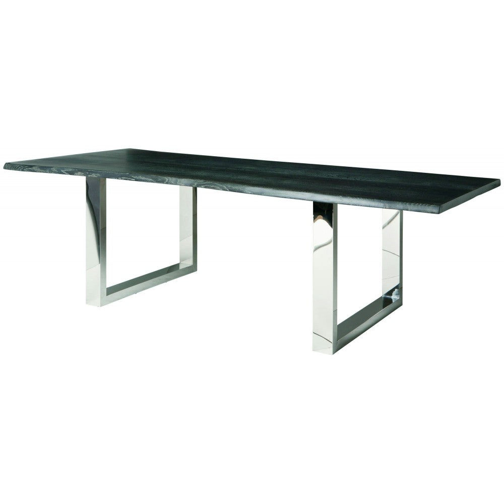 Lyon Oxidized Gray Wood Dining Table, HGSR239