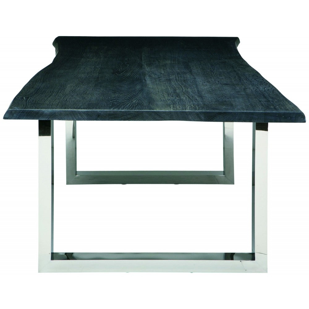 Lyon Oxidized Gray Wood Dining Table, HGSR239