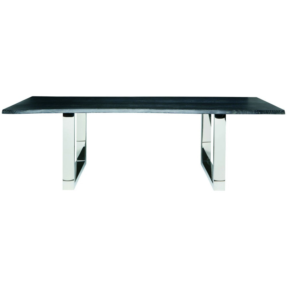 Lyon Oxidized Gray Wood Dining Table, HGSR239