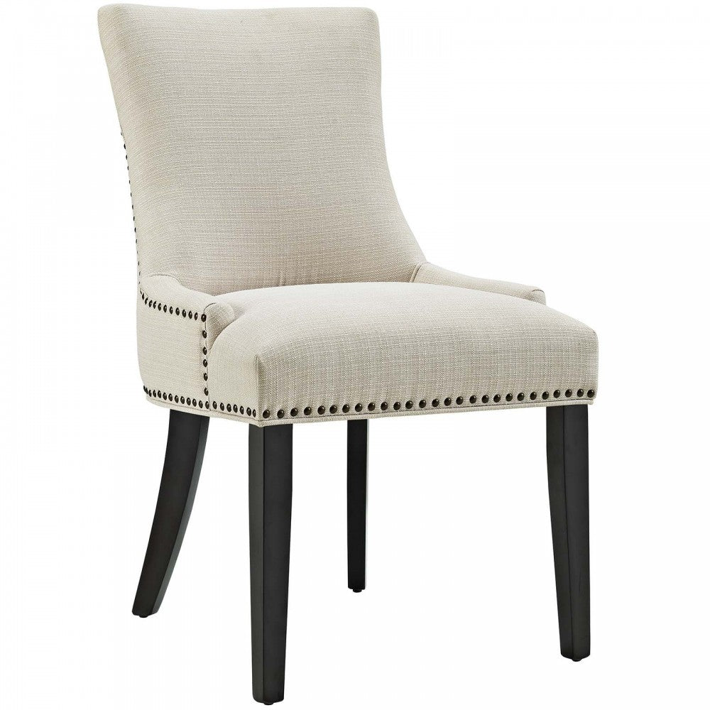 mar Dining Side Chair Fabric Set of 2, Beige
