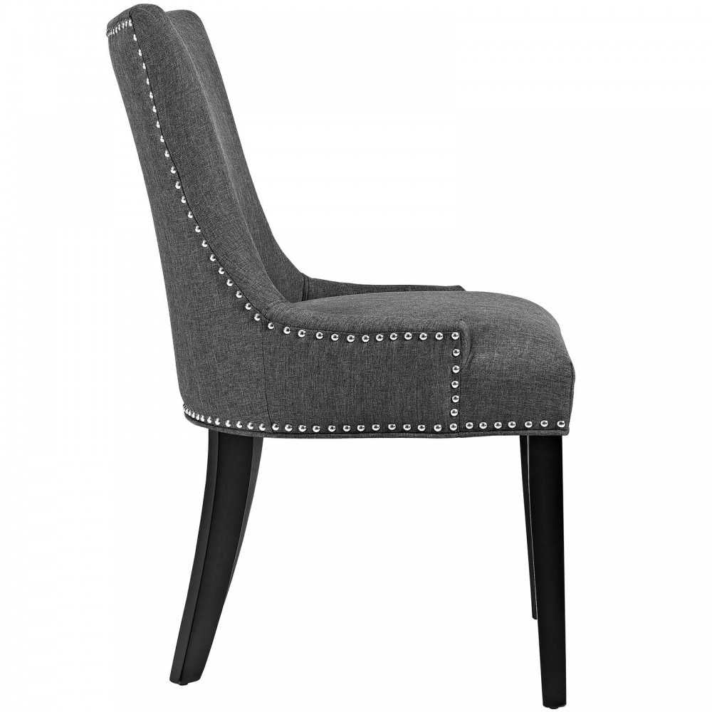 mar Dining Side Chair Fabric Set of 2, Gray