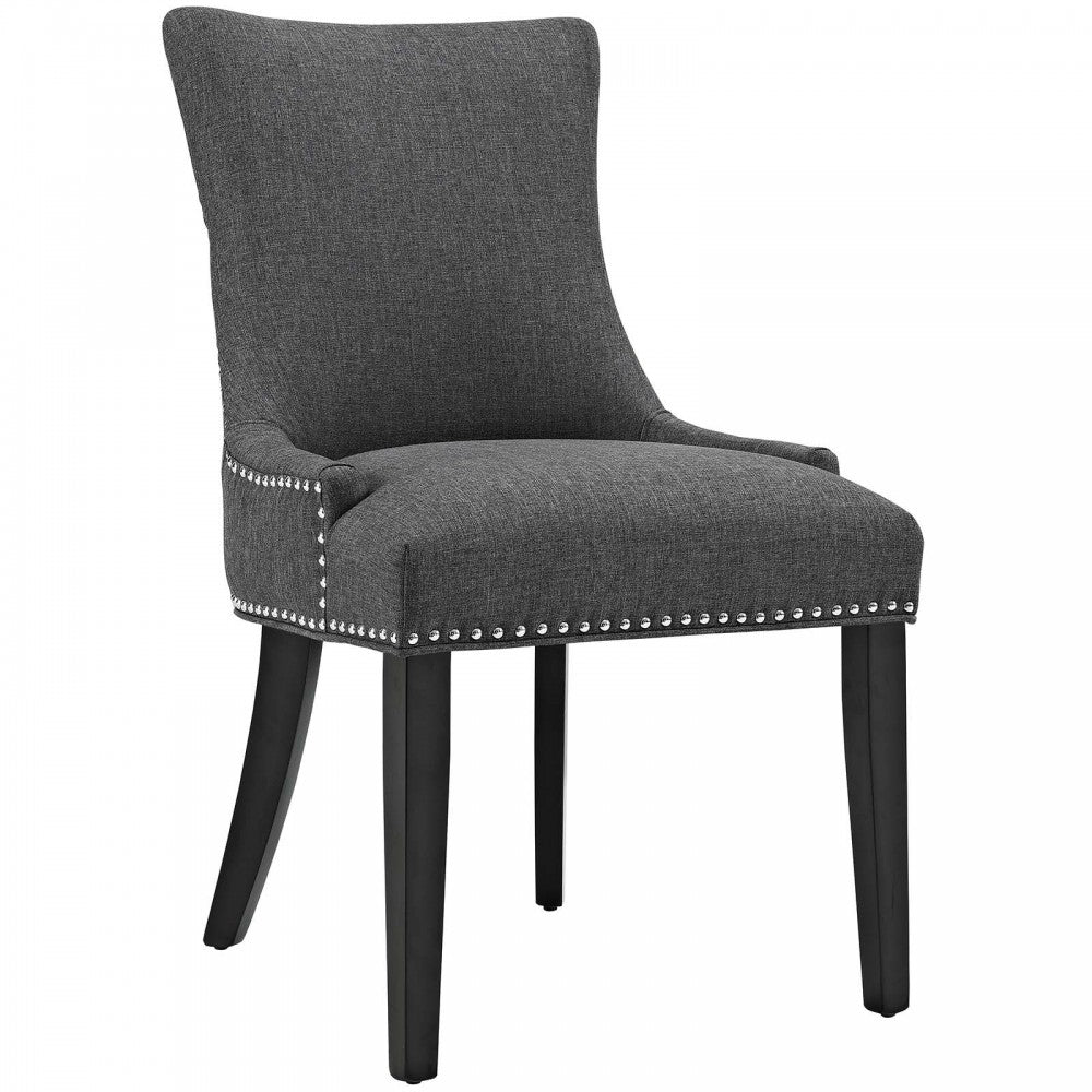 mar Dining Side Chair Fabric Set of 2, Gray