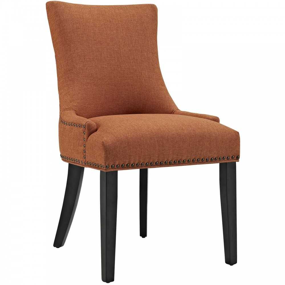 mar Dining Side Chair Fabric Set of 2, Orange