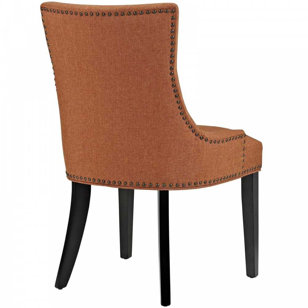 mar Dining Side Chair Fabric Set of 2, Orange