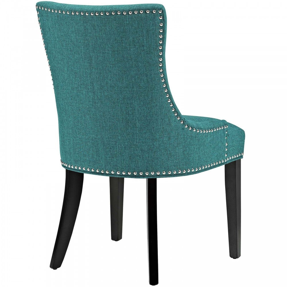 mar Dining Side Chair Fabric Set of 2, Teal